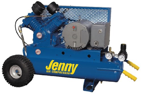 Jenny GT5B-8P2 5hp 8 Gallon 230V 1 Phase Electric Compressor