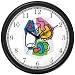 Baby Bottle, Bib and Pacifier Wall Clock by WatchBuddy Timepieces (White Frame)