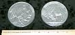 REPLICA 1937 D 3 Legged Buffalo Nickel. Big Huge Large 3" Metal Coin
