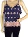 Blue Bollywood Boho Top Ethnic Gypsy Sari Women Fashion Tank Tunic Clothing L