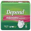 Depends Refastening Underwear 18-pk. - Small/Medium