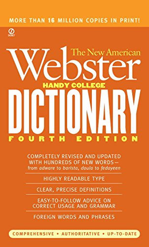 New American Webster Handy College Dictionary, 4th Edition (NewlyRevised) cover