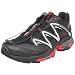 Salomon Men's XT Wings 2 Trail Running Shoe,Black/Black/Bright Red,11 M US