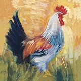 IMAGE OF Carol MUSEUM WRAP CANVAS Print With Added Heavy BRUSHSTROKES Rowan Isaac 10x10