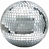 6" Classic Glass Silver Party Mirror Ball