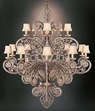 Fine Art Lamps 163940 Oversized 15LT Chandelier Midsummer Nights Dream Indoor Lighting