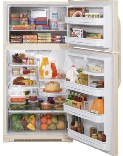GE GTH21KBXCC 21 cu. Ft. Top Freezer Refrigerator - Bisque