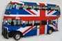 Union Jack Double Decker London Bus Giant Shaped Fridge Magnet Ideal Novelty Hand Cut Laminated Magnetic Gift Ideas