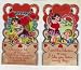 Vintage pair Pop Up Valentine Cards Embossed Germany 1940's
