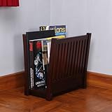 D-ART COLLECTION Mahogany Magazine Rack