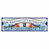 MLB Kansas City Royals 9-by-30 Wood Sign