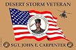 Veteran Marine Corps Desert Storm Garden Flag