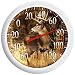 Springfield Precision Instruments Model 90007-22 13.25" Deer Low Profile Patio Thermometer