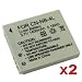 eForCity 2 PACKS - HIGH Power NB-4L replacement Battery Compatible with your Canon PowerShot SD750 / SD780 IS / SD940 IS / SD960IS / SD1000 / SD1100 IS / SD1100IS / TX1