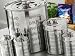 Modern 5 Piece Steel Kitchen Storage Jars Canister Set
