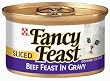 Fancy Feast Gourmet Cat Food Sliced Beef Feast in Gravy, 3-Ounce Cans (Pack of 48)