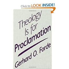 Theology Is for Proclamation