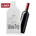 Reusable Wine Bottle Protector Bubble Bag. Wine/Vodka/Whiskey Protective Cover with Inner Skin&Leakproof Outer. Secure Your Luggage/Suitcase During Flight/Travel.Eco-Friendly Accessory Gift (3 Pack)