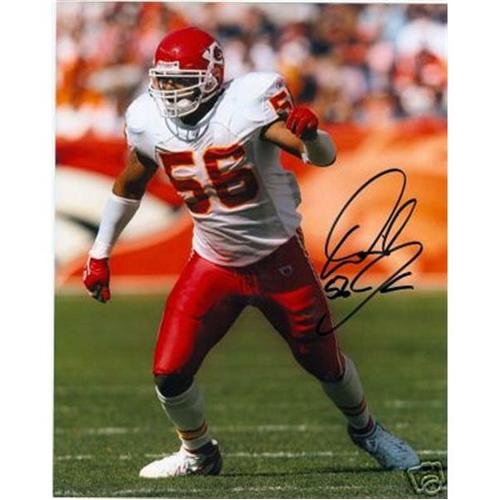 Derrick Johnson Autographed Kansas City Chiefs 8x10 Photo