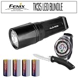 Fenix TK35 LED Flashlight 820 Lumens Bundle