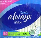 Always Maxi Long/super Pads (2x45=90 Pads)