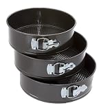Chefmate® 3-pc. Springform Pans - Black by Bradshaw