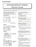 Furuno GP150/Dual GPS Navigator Operators Guide