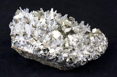Crystal Allies Specimens: 1.5" to 2.5" Pyrite w/ Quartz Cluster - Choose-Your-Own Amethyst Geode, Celestite Cluster, Tourmaline, Calcite, Lapis Lazuli, Hematite, Malachite, Dolomite, Aquamarine, Fluorite, Pyrite, Petrified Wood, Labradorite & More Top-Grade Mineral Specimens from Around The World