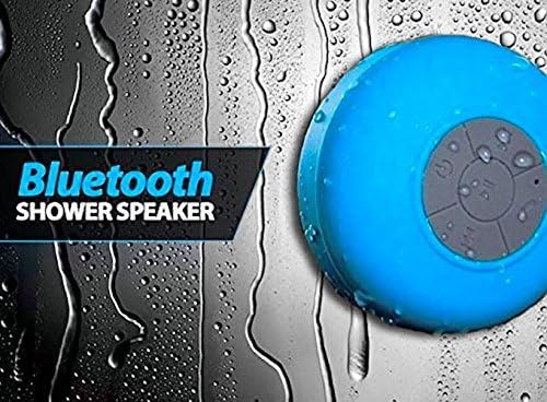 Moget Speaker Black Wireless Portable Water Resistant Speaker with Built-In Mic Bluetooth 3.0, Black