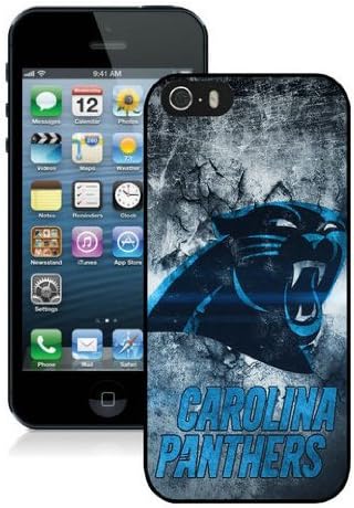 Fashion Hard Case Covers For iPhone 5/5S - NFL Carolina Panthers iPhone 5/5S Case - High Impact Heavy Duty Shockproof