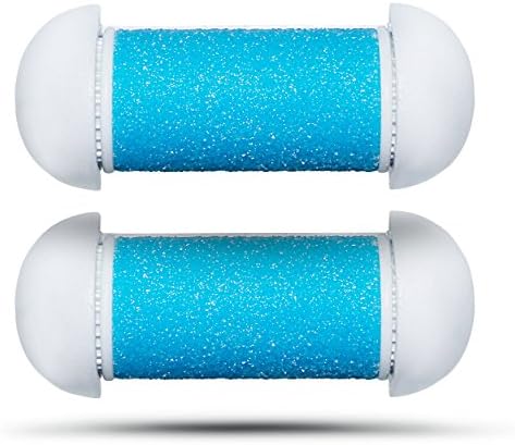 Zigabob Callus Remover Foot File Replacement Rollers...Set of 2...Blue...Identical Rollers Suit All Types of Skin