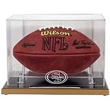 Mounted Memories San Francisco 49ers Woodbase Footbal Display Case