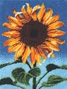 Caron Latch Hook Kit 30 Inch x40 Inch - Garden Sunflower