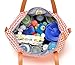 CheekyTummy Baby Diaper Changing Bag - Best Designer Tote Handbag (Orange Chevron)