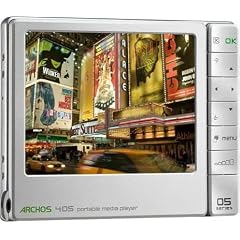 ARCHOS 405 30 GB Tragbarer Media-Player mit 3,5 Zoll Display silber