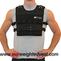 (Weekly Special Sale - 30% Off/5 Days Only ) New MIR 50lbs Short Adjustable Weighted Vest (One Size Fits All. Weights Included.)