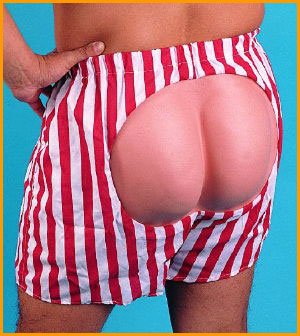 Funny Halloween Costumes Butt Shorts