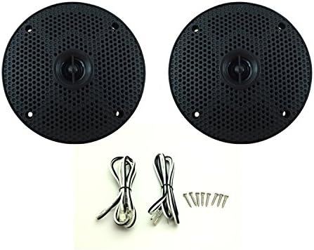 2PCS (160W) 4 Inch 4" Waterproof Marine Compact Speaker for BOAT SPA ATV UTV RZR