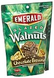 Emerald Nuts Glazed Walnuts, Chocolate Brownie, 6-Ounce Pouches (Pack of 12)