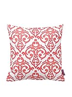 Bottega Tessile Cojín Con Relleno Extraíble (Blanco/Rojo)