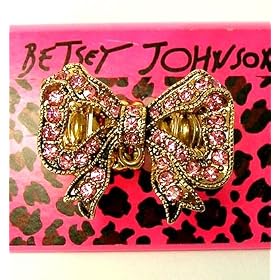 Betsey Johnson�@�s���N�X�g�[�����胊�{���@�����O