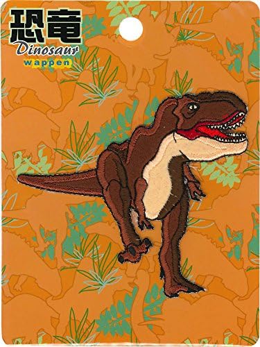 Inagaki clothing dinosaur die-cut emblem Tyrannosaurus iron bonding DSW004