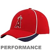 New Era Los Angeles Angels of Anaheim Red 2010 Official Batting Practice Flex Fit Performance Hat