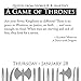 Quotes from George R. R. Martin's A Game of Thrones Book Series 2016 Day-to-Day