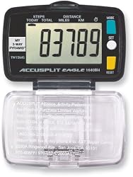 ACCUSPLIT Eagle AE1640M4 Step and Distance Pedometer