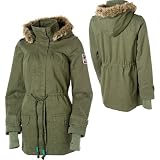 Roxy Women’s “Queen of Tides” Brown Winter Hooded Parka Jacket 474631-MNT-XS thumbnail