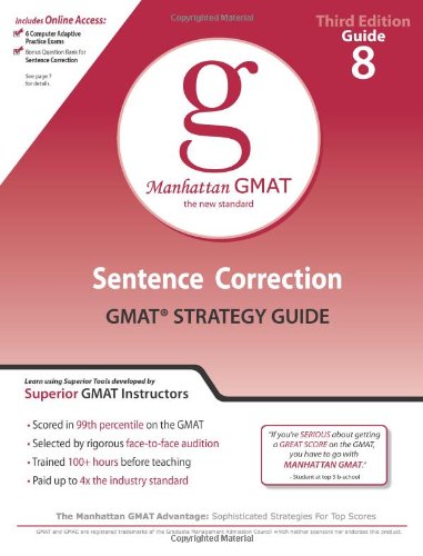 sentence correction gmat preparation guide manhattan gmat preparation guide sentence correction