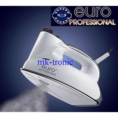 EURO PROFESSIONAL Dampfb�geleisen !!!NEUESTE MODELL!!! / Dampfb�gelautomat / Dampfb�gelstation / B�geleisen / B�gelautomat / B�gelstation Europrofessional mit Edelstahlsohle /5,5 BAR kein Versengen 5 Jahre Garantie auf Kessel 800W Sparwunder !!!ACHTUNG NUR BEI MK-TRONIC!!!