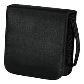 Hama CD Wallet Nylon Holds 40 Black