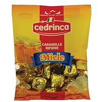 Cedrinca Miele Honey Candies, 5.25-Ounce Bags (Pack of 6)